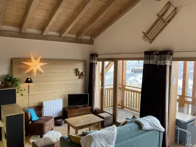 Appartement à La Plagne Tarentaise, Appartement 3 pièces cosy avec piscine et parking à La Plagne - L940910