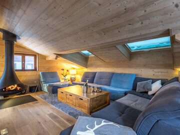 Location Chalet in La Clusaz,Chalet 4* cosy au cœur de La Clusaz, 13 pers, avec Wifi et billard FR-1-304-177 N°854484