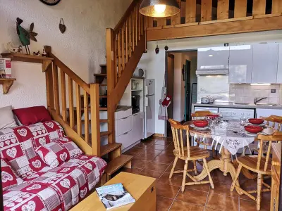 Appartement à Notre Dame de Bellecombe, Appartement cosy 6 pers. avec mezzanine, balcon et parking à Notre-Dame-de-Bellecombe - L964981