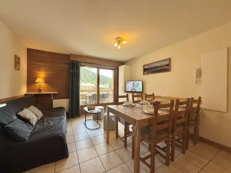 Appartement cosy à Flumet, 3 chambres, balcon sud, Wi-Fi, parking, près des pistes et navettes gratuites - Photo 1