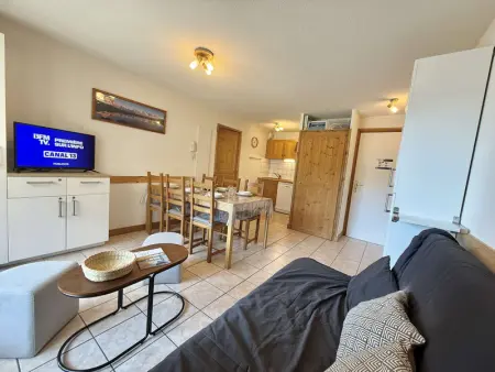 Appartement cosy à Flumet, 3 chambres, balcon sud, Wi-Fi, parking, près des pistes et navettes gratuites - Photo 5