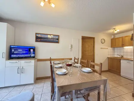 Appartement cosy à Flumet, 3 chambres, balcon sud, Wi-Fi, parking, près des pistes et navettes gratuites - Photo 7