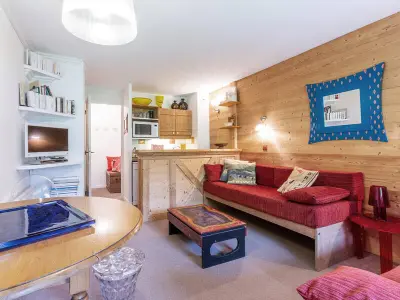Appartement à Valmorel, Studio confortable proche des pistes avec terrasse aux Avanchers-Valmorel - L963561