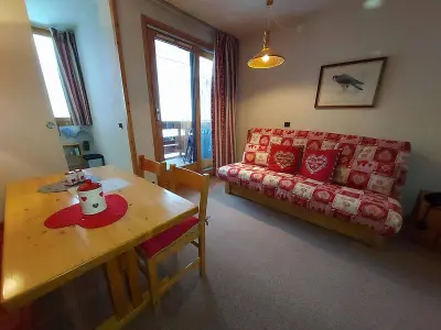 Appartement à Valmorel, Appartement 2 pièces à Valmorel avec animaux acceptés et balcon, proche des pistes - L1016584