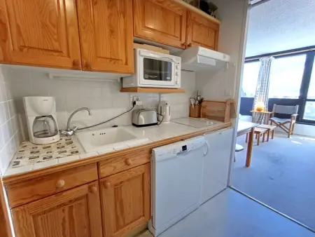 Studio cabine 6 personnes avec balcon et kitchenette équipée à Piau-Engaly - Photo 5