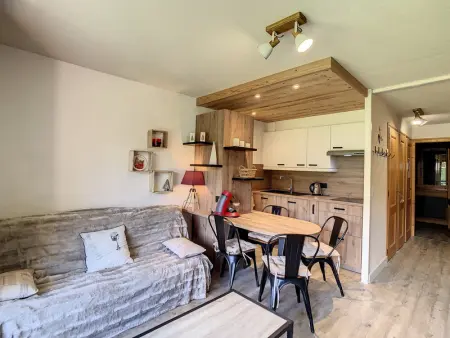 Charmant 2P à Combloux avec terrasse, parking et casier à ski - Photo 3