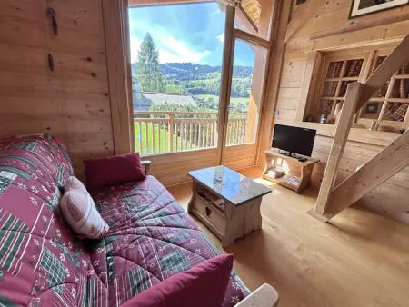 Appartement Duplex 2 pièces, 4 couchages, proche pistes de ski, garage, Demi-Quartier - Photo 4