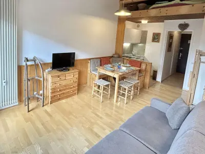 Appartement à Megève, Studio + Alcôve 4 Couchages, Balcon, Parking, Skis - Proche Rochebrune, Megève - L948811