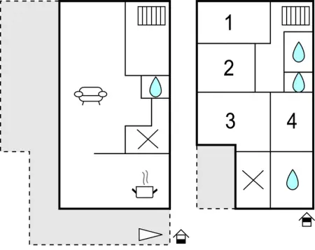 Location Maison 10 personnes à St Etienne de Boulogne - Photo 23