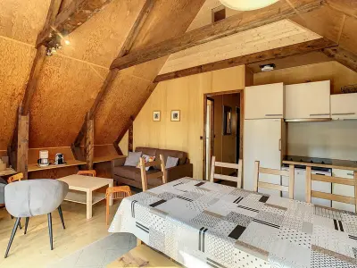 Chalet à La Toussuire, Chalet cosy 10 pers, terrasse sud, park, à 50m des pistes et commerces - L856254