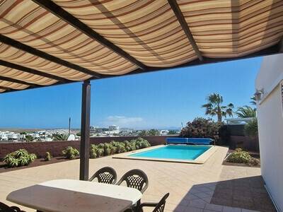 Casa Alana, Stunning Sea View, 3 Bed, Villa 6 personnes à Playa Blanca 963184