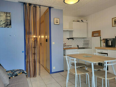 Location Appartement à Merville Franceville Plage,Studio dans une résidence avec accès direct à la plage - N°900941