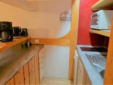 Studio fonctionnel pour 4 pers. à Arc 2000, vue Mont Blanc, animaux acceptés - Photo 6