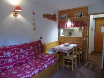 Appartement à Valfréjus, Studio cosy pour 4 pers. à Valfréjus, idéal ski, proche télécabine et commerces - L952796