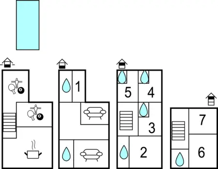 Location Maison 15 personnes à Canet - Photo 31