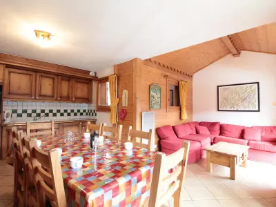 Appartement à Les Carroz d'Arâches, 3P 8pers avec Parking, Skibus en face FR-1-572-29 N°967916