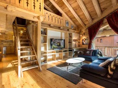 Appartement à Val d'Isère, Appartement de Charme avec Cheminée et Grande Mezzanine à Val-d'Isère - L954190
