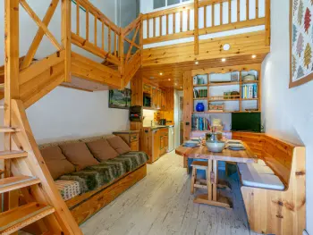 Appartement à Val d'Isère, Studio familial avec terrasse, Wifi et parking à Val-d'Isère - N°951833