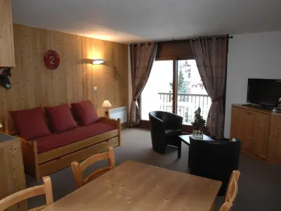 Appartement à Valloire, Studio cabine confort 4 pers, balcon sud, centre de Valloire, proche remontées et loisirs - L949698