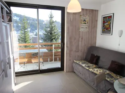 Appartement à Chamrousse, Studio rénové bien équipé avec balcon exposé Sud - L948006