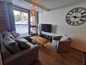 Location Wohnung in Les Arcs 2000,Appartement rénové 3 pièces, proche centre, balcon FR-1-346-535 N°946105