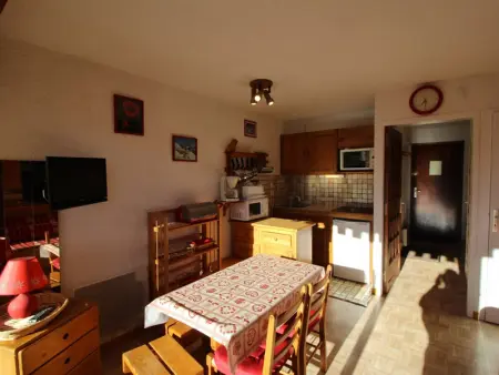 Studio cabine 4 pers, pied des pistes, vue sud, Appartement 4 personnes à Auris - Photo 4