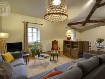 Gite à Sainte Croix en Jarez,Gîte historique entre Lyon et Saint-Étienne avec Wi-Fi, jardin, équipements bébé et proche tennis FR-1-496-275 N°858063