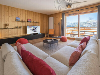 Location Appartement à Huez,Appartement ski in/ski out avec piscine FR-1-645-21 N°944664