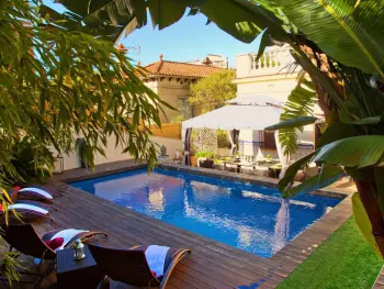 Villa à Barcelone,Élégante villa à Barcelone avec piscine, jardin, terrasses et salle de jeux ES-208-1 N°858138