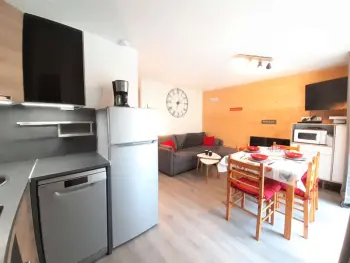 Wohnung in Vignec,T3 6 pers à St-Lary-Soulan avec balcon, wifi et parking FR-1-457-318 N°902643