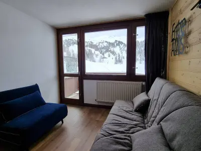 Appartement à La Plagne Tarentaise, Studio rénové cosy à Plagne Centre avec balcon, skis aux pieds - L980670