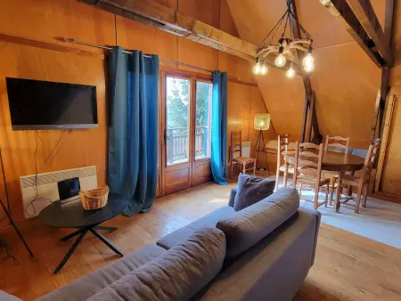 Chalet 5 personnes, proche ski et rando, balcon sud, TV, lave-linge - Photo 1