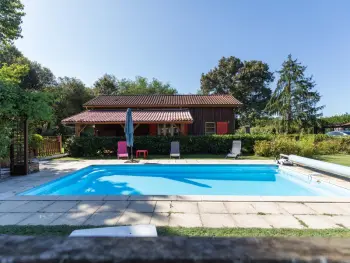 Gite à Bélis,Chalet Nature avec Piscine, Climatisation et Confort Moderne au Cœur des Landes FR-1-360-723 N°859000