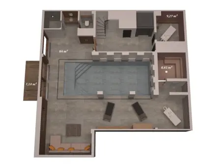 Chalet de Luxe à Méribel : Piscine, Hammam et Proximité Télésiège - Photo 11