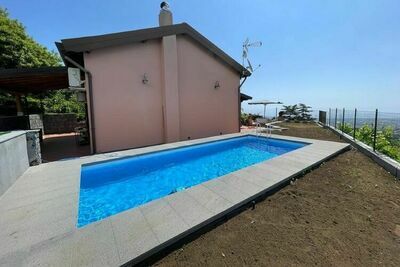 Casa in campagna vista mare con piscina privata, Villa 7 personnes à Sant'Alfio IT-95010-21
