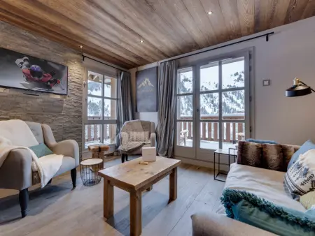 Appartement 3 Chambres avec Piscine, Jacuzzi et Skis aux Pieds à Arc 1950 - Photo 1