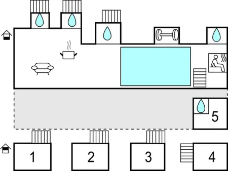 Location Maison 12 personnes à Breuillet - Photo 25