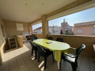 Maison à Valras Plage, T4 Centre-Ville, 8 Pers, Terrasse, Parking, à 200m Plage/Commerces - L861969