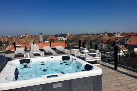 Loft De Oude Post, Magnifique loft neuf de grand luxe, avec jacuzzi, dans le centre de Nieuport - Photo 32