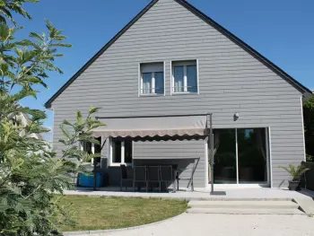 Gîte in Blainville sur Mer,Maison familiale près de la plage, terrain clos, équipements enfants, internet, garage, parking FR-1-362-1015 N°860822