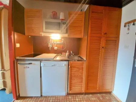 Studio Cabine 6 Pers. avec TV, Lave-Vaisselle et Casier à Ski - Aragnouet - Photo 7