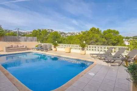 Villa Las Viñas, Villa accueillante, piscine privée près de la mer à Moraira - Photo 8