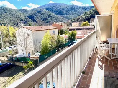 Appartement in Amélie les Bains Palalda, Appartement F2 avec balcon à Amélie-les-Bains - 2 couchages, animaux acceptés, bien équipé - L905400