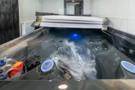 Magnifique maison de vacances pour 10 adultes avec pscine intérieure  Sauna Bains à remous et  Hamam - Photo 36