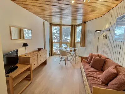 Appartement à Val d'Isère, Studio pour 4 personnes à Val-d'Isère, balcon exposé sud - L1045555