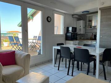 Location Appartement à Anglet,Appartement Dauphin situé au bord de la plage Chambre d'Amour à Anglet FR-1-239-884 N°906067