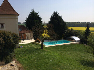 Location Agriturismo a Abilly,Charmante demeure 17e avec piscine privative, grand jardin et patrimoine riche en Touraine Sud. FR-1-381-368 N°862967