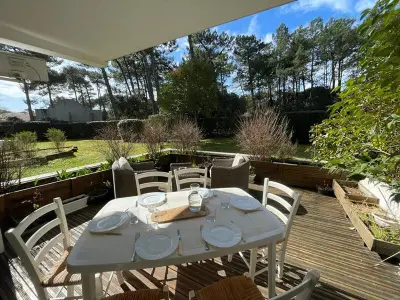Appartement à Capbreton, Spacieux T3 PMR près de la plage avec terrasse, Wifi et parking à Capbreton - L906552