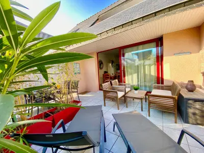 Appartement à Clohars Carnoët, Appartement calme à 3 min de la plage avec terrasse, parking et WIFI - L906680