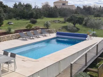 Maison à Saint Remèze,Maison à Saint-Remèze avec Piscine, 8 Pers, Animaux Acceptés, Jardin 2000m² et Studio Indépendant FR-1-382-201 N°863866